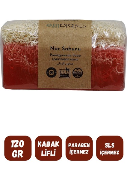 Doğal Kabak Lifli Nar Özlü Doğal Sabun 120 gr modelleri