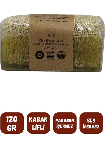 Doğal Kabak Lifli Kil Özlü Doğal Sabun 120 gr modelleri