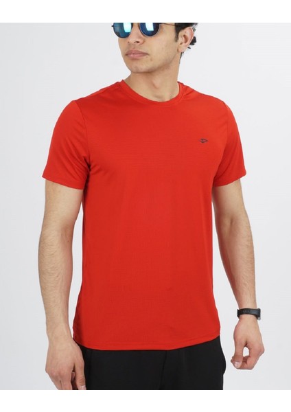 Erkek Bisiklet Yaka Likralı Esnek Çabuk Kuruyan T-Shirt
