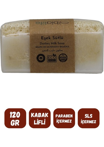 Doğal Kabak Lifli Eşek Sütü Özlü Doğal Sabun 120 gr modelleri