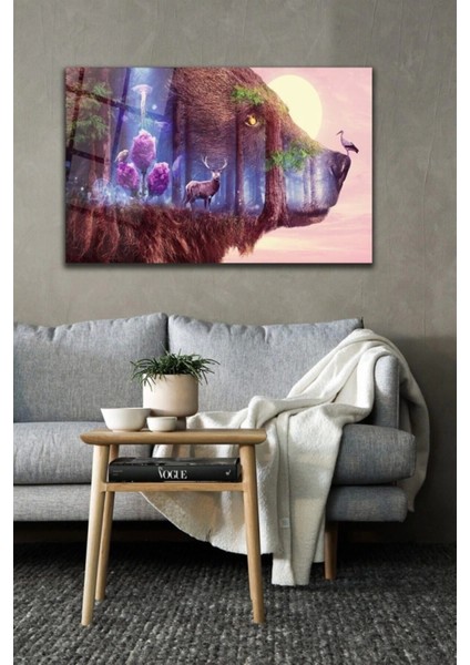 Bear Cam Tablo Duvar Dekarasyonu,ev Dekorasyon,duvar Tablosu,ev Hediyesi fiyatları