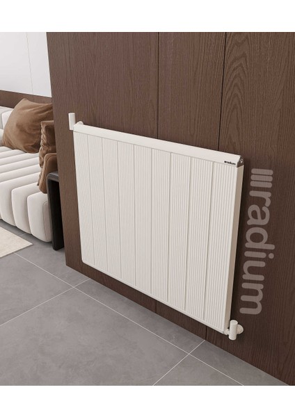 Alüminyum Radyatör 600X1300 mm Nilüfer Beyaz