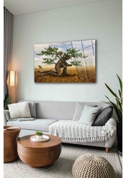 Soyut Ağaç Cam Tablo Duvar Dekarasyonu modelleri