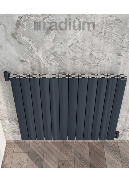 Alüminyum Radyatör 600X920 mm Manolya Antrasit