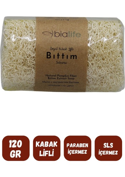 Doğal Kabak Lifli Bıttım Özlü Doğal Sabun 120 gr fiyatları