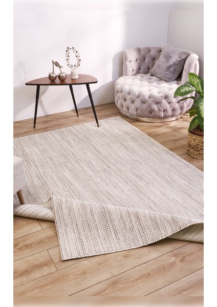 Halı Gala 2201 Gri Yumuşak Dokulu Modern Spor Desenli Bukle Halı