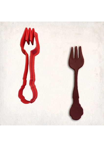 Çatal Kurabiye Kalıbı Şekillendirici Kopat