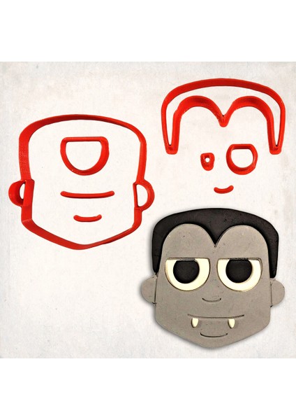 Drakula Detay Kurabiye Kalıp Seti 8’li