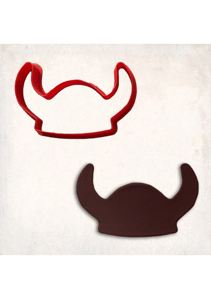 Viking Miğferi Kurabiye Kalıbı Şekillendirici Kopat
