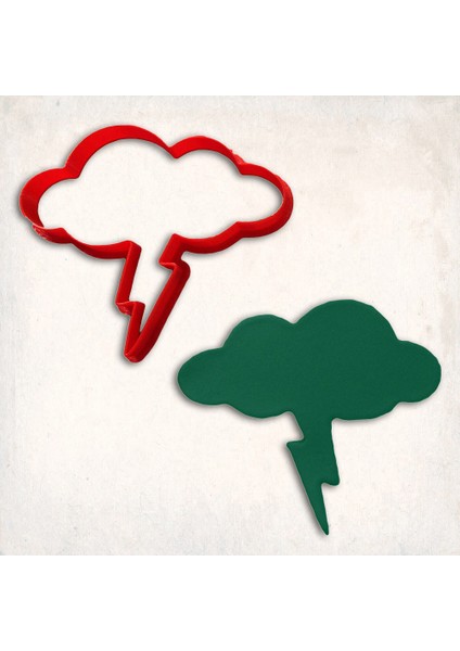 Fırtına Bulutu Kurabiye Kalıbı Şekillendirici Kopat