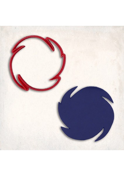 Kasırga Kurabiye Kalıbı Şekillendirici Kopat