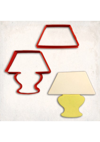 Abajur Gece Lambası Detay Kurabiye Kalıp Seti 2’li