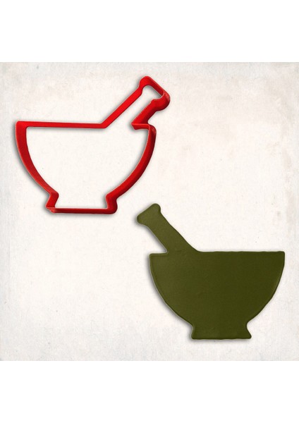 Havan Tokmak Kurabiye Kalıbı Şekillendirici Kopat