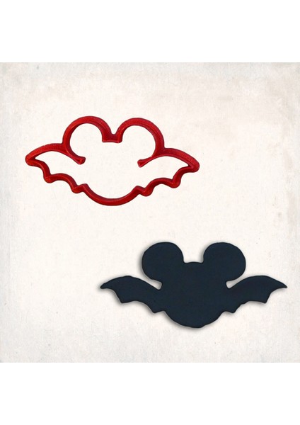 Mickey Yarasa-1 Kurabiye Kalıbı Şekillendirici Kopat