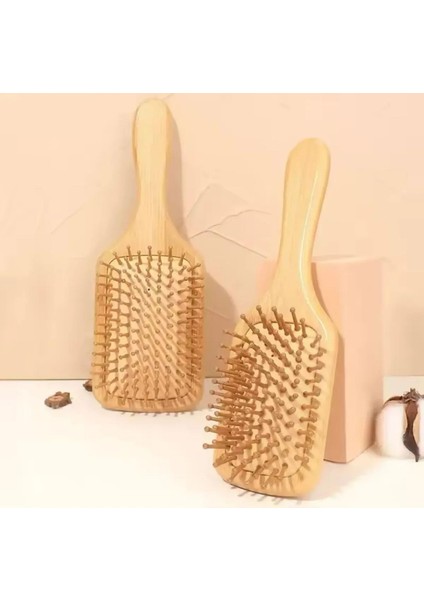 Bambu Uçlu Ahşap Saç Fırçası Tarak fiyatları