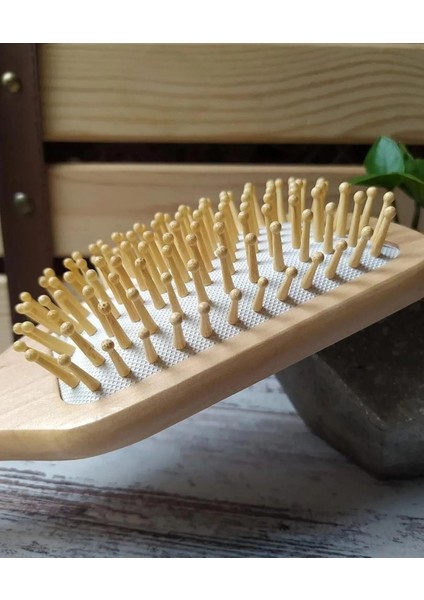 Bambu Uçlu Ahşap Saç Fırçası Tarak fırsatları