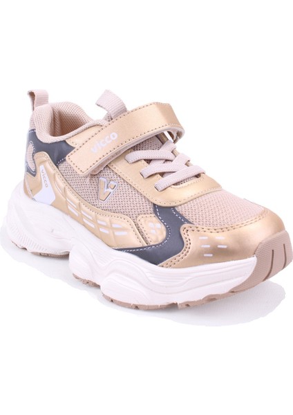 Tag 346F25Y225 Altın Ortopedik Günlük Kız Çocuk Spor Ayakkabı