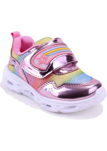 Kita 346B23Y181 Pembe Işıklı Günlük Kız Çocuk Spor Ayakkabı