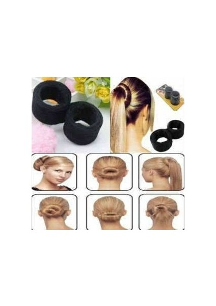 Hairagami Sihirli Topuz Yapıcı Saç Tokası 2 Adet modelleri