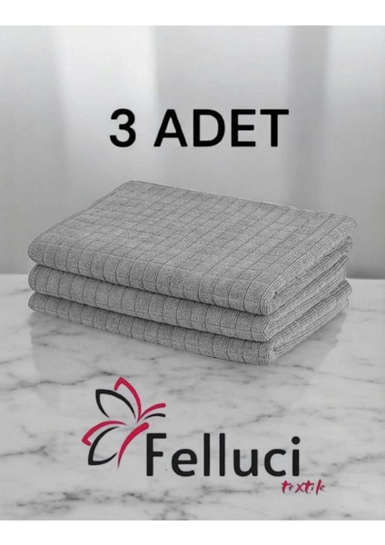 40X40 Kareli Mutfak Tezgah Cam Yer ve Araç Temizleme Bezi 3ADET