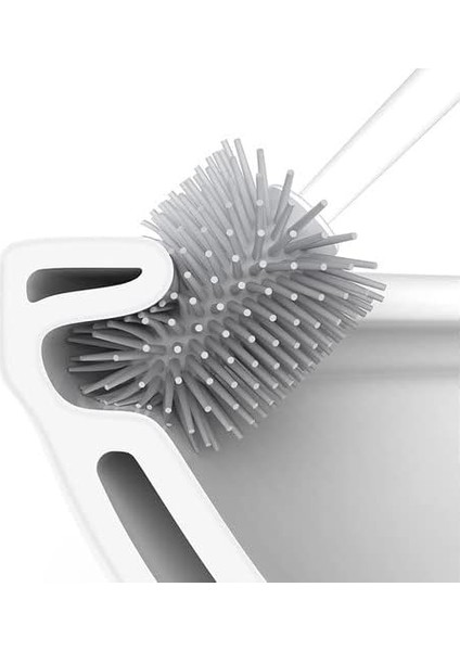 Menashop Home Silikon Tuvalet Fırçası,silikon Klozet Wc Fırçası,silikon Banyo Tuvalet Fırça