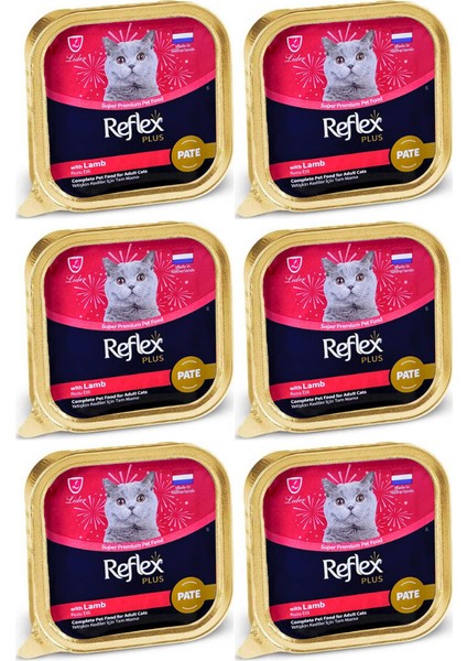 Ezme Kuzulu Yetişkin Kedi Konservesi 85 gr - 6 Adet