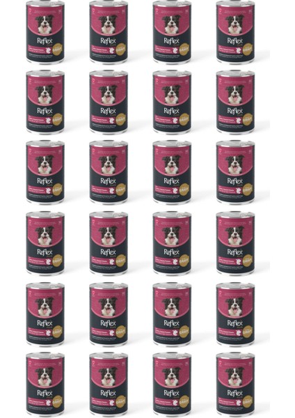 Köpek Konserve Kuzu Etli & Tatlı Patatesli Chunks In Gravy 400 gr x 24 Adet