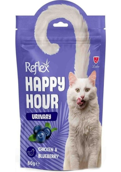 Happy Hour Urinary Tavuklu ve Yaban Mersinli Kedi Ödül Maması 60GR - 5 Adet fiyatları
