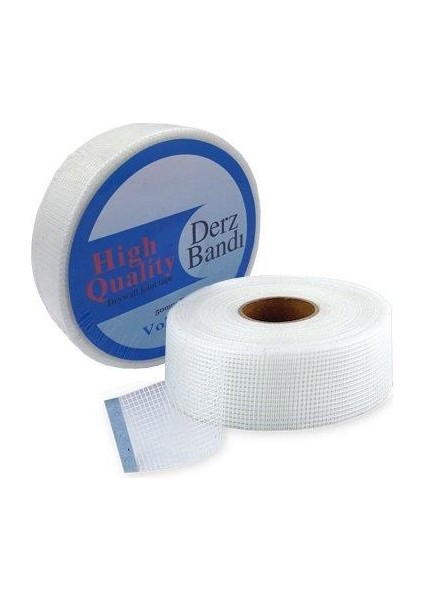 Derz Bandı Alçıpan Bandı Fileli Bant 50 mm x 90 mt Voldosan Kaliteli Derz Bandı