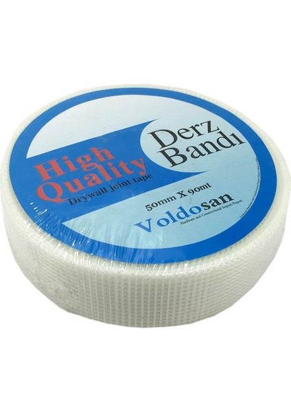 Derz Bandı Alçıpan Bandı Fileli Bant 50 mm x 90 mt Voldosan Kaliteli Derz Bandı modelleri