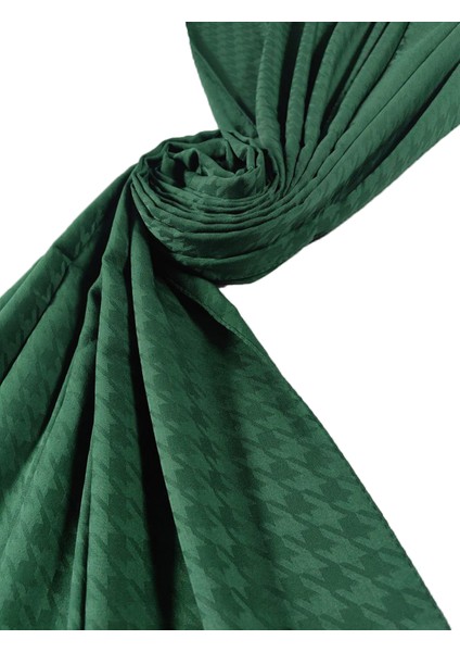 Enba Viskon Jakarlı Kaz Ayağı Desenli Şal 75X190 cm fırsatları