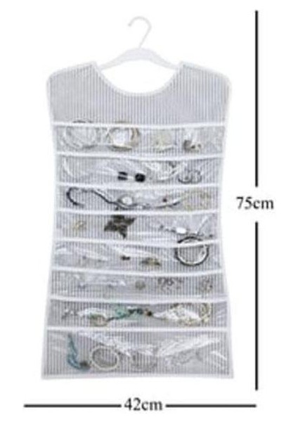 Elbise Şeklinde Mücevher Takı Aksesuar Düzenleyici - Çizgili