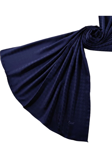 Enba Viskon Jakarlı Kaz Ayağı Desenli Şal 75X190 cm fırsatları