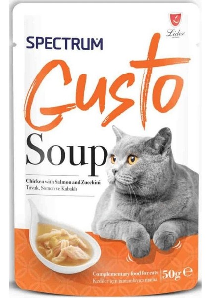 Gusto Karışık Kedi Çorbası 50 gr - 10 Adet
