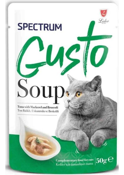 Gusto Karışık Kedi Çorbası 50 gr - 10 Adet