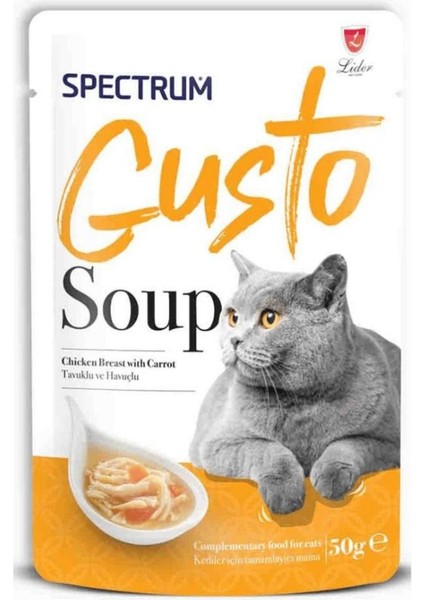 Gusto Karışık Kedi Çorbası 50 gr - 10 Adet