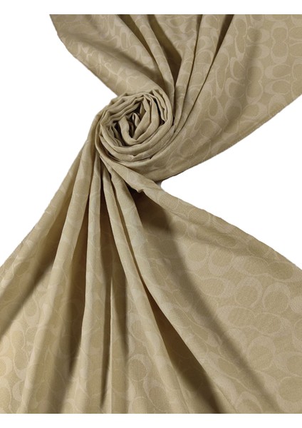 Işıl Ipek Pamuk Jakarlı C Desen Şal 75X190 cm