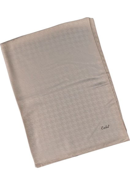 Enba Viskon Jakarlı Kaz Ayağı Desenli Şal 75X190 cm