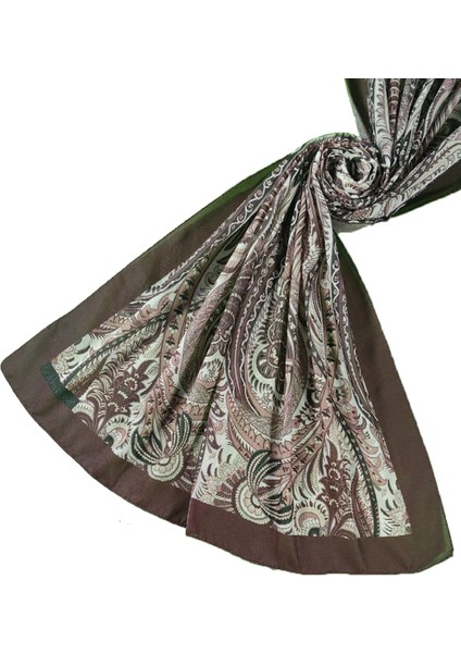 Etnik Desenli Ithal Kumaş Pamuklu Şal 75X190 cm fırsatları