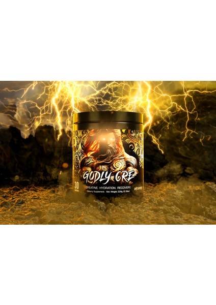 Godly Cre Functional Creatine + Hydration - Taurine - Magnesium (Magnezyum) Citrate