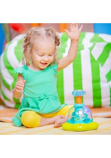 Menashop Starts Press & Glow Spinner Müzikli Bebek Oyuncağı, Nedeni Bul Sonucu Gör, 6 Aylık ve Üzeri