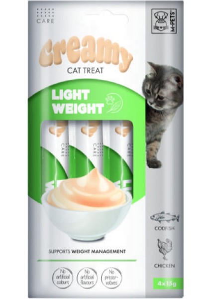 Light Weight Fonksiyonel Creamy Kedi Ödülü 4x15gr