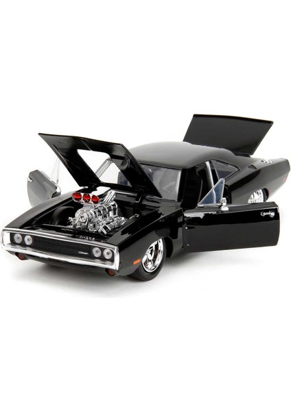 1/24 Fast & Furious 1970 Dodge Charger Dom Figürü ile Birlikte