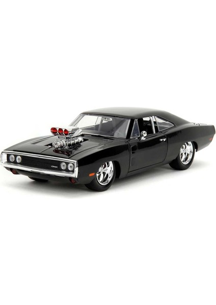 1/24 Fast & Furious 1970 Dodge Charger Dom Figürü ile Birlikte