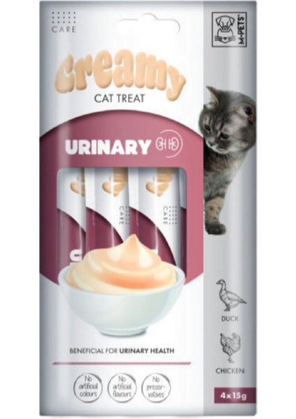 Urinary (İdrar Yolu Sağlığı) Fonksiyonel Creamy Kedi Ödülü 4x15gr