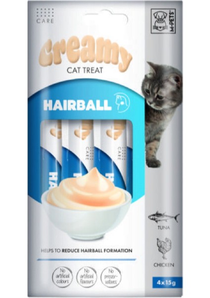 Hairball Fonksiyonel Creamy Kedi Ödülü 4x15gr