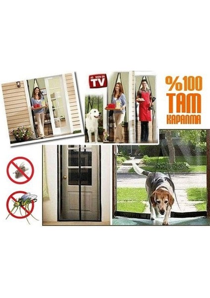 Mıknatıslı Kapı Sinekliği Tülü-Krem ( 105 x 205 cm ) fırsatları