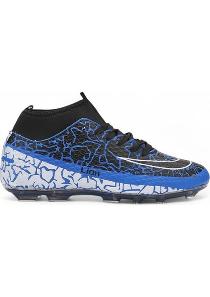 Super Mercury Bilekli Çoraplı Krampon Futbol Ayakkabısı LION-1071-KR