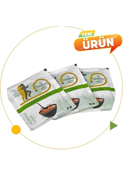 Detoks Çorba ve Kahve Seti ( 21 Adet Sabah Çorbası + 21 Adet Akşam Çorbası + 21 Adet Kahve )