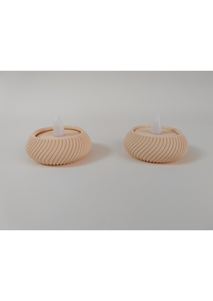 Modern LED Tealight Seti Ikili